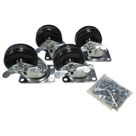 Hammond Heavy Duty Locking Casters 1,050 Lbs Cap/Set, 4-Count 1425BHLOCK